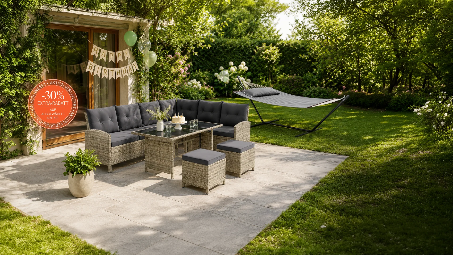 Ihr Gartenparadies zum Bestpreis
